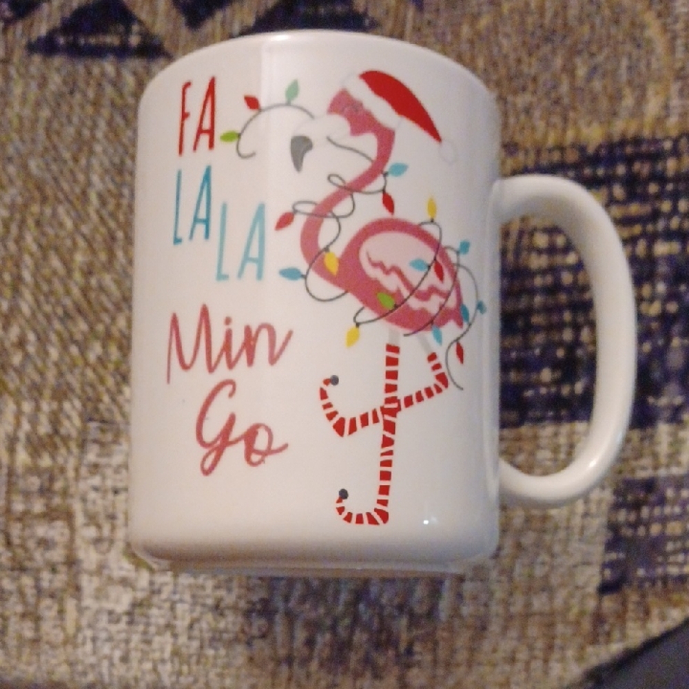 4/$40 New Festive Flamingo Holiday Mug